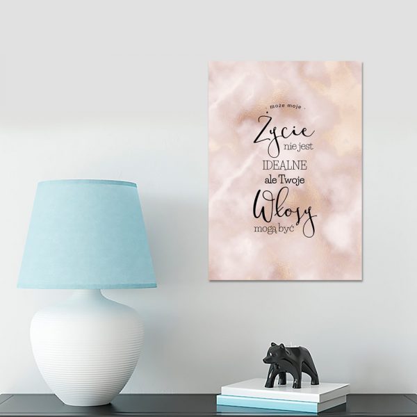 Plakat do studia fryzur