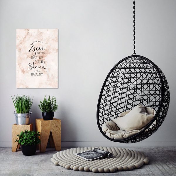 Plakat do studia fryzur
