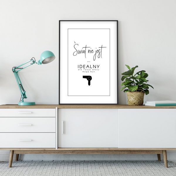 Plakat do salonu fryzjerskiego