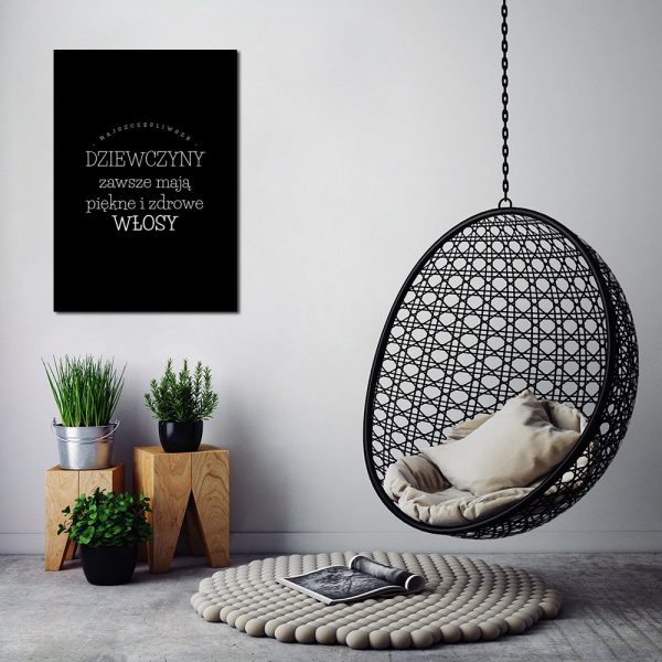 Plakat do atelier fryzjerskiego