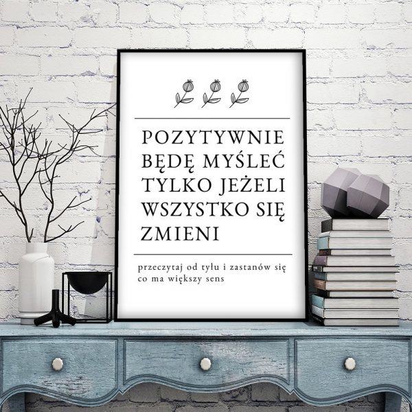 Plakat do salonu