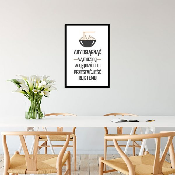 Plakat do jadalni