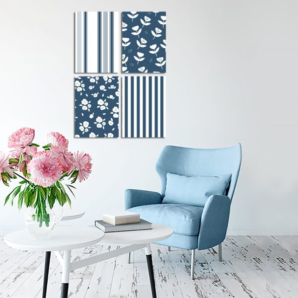 Galeria czterech plakatów do salonu