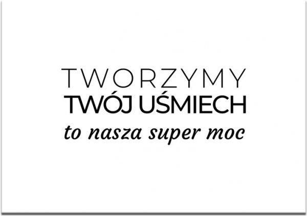 plakat dla dentysty
