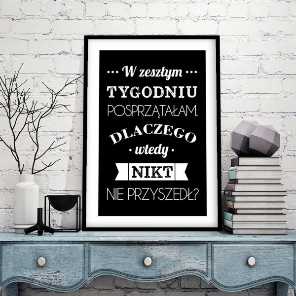 ozdoby czarno-białe