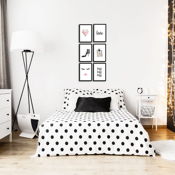 Zestaw plakatów do sypialni