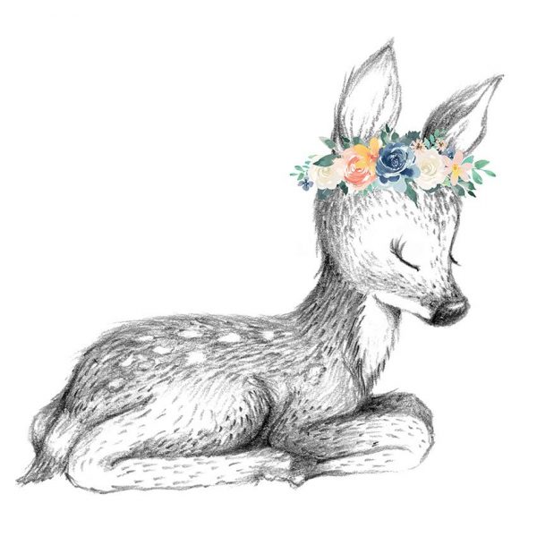 Czarno biała fototapeta do pokoju dziecka