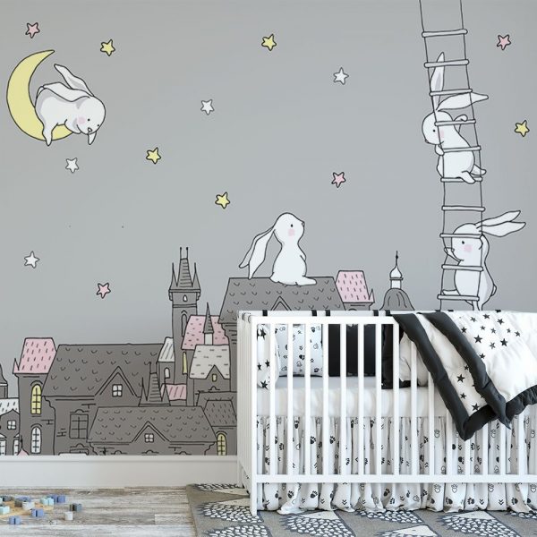 Tapeta do dekoracji pokoiku dziecięcego