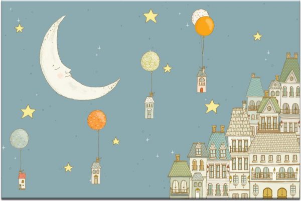 Obraz z motywem nocy do pokoju dziecka