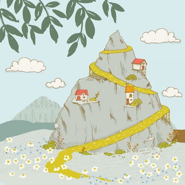 Kolorowa fototapeta do pokoju dziecięcego