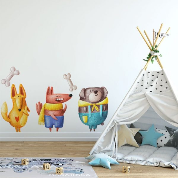 Kolorowa naklejka do pokoiku dziecięcego