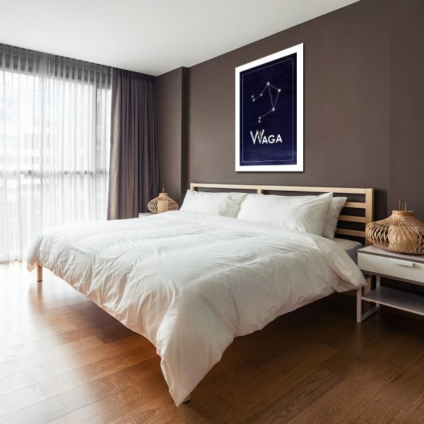 Dekoracja na ścianę z motywem astronomicznym