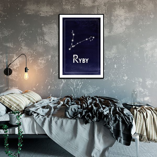 Plakat do dekoracji sypialni