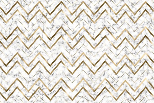 Tapeta na ścianę z motywem zygzaków