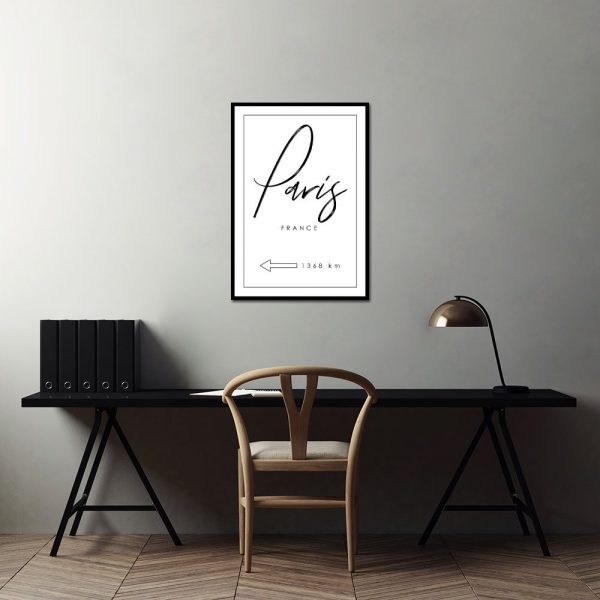 Plakat typograficzny do biura