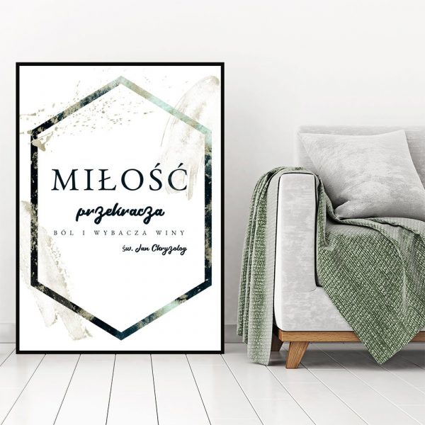 Plakat do dekoracji sypialni