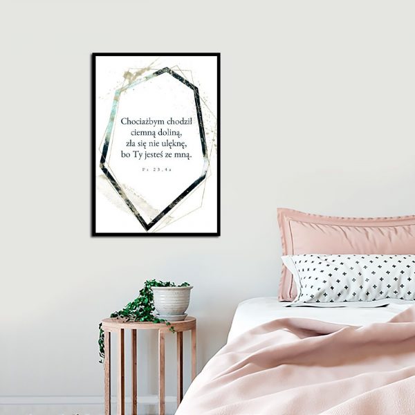 Plakat do dekoracji sypialni