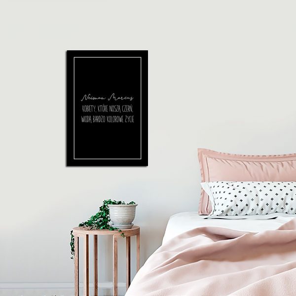 Plakat do dekoracji sypialni