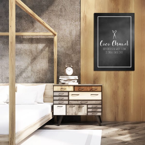 Plakat do dekoracji sypialni