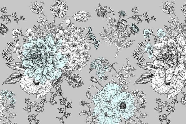 Fototapeta z motywem kwiatów