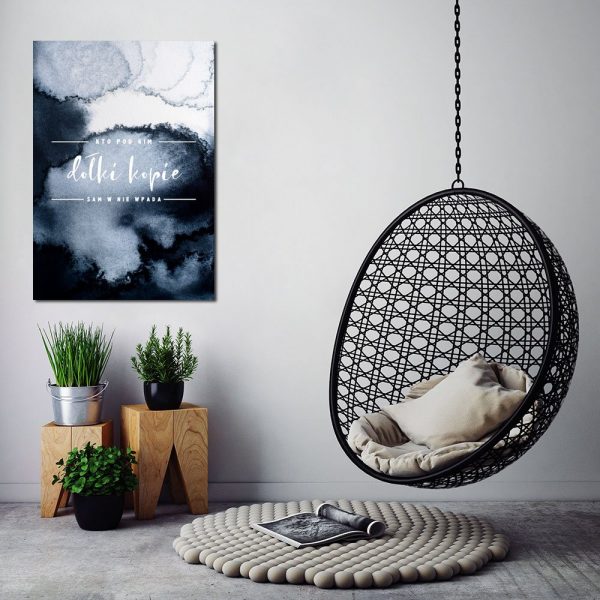 Plakat abstrakcyjny do salonu