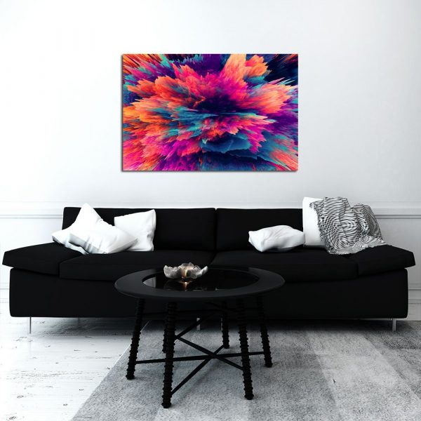 Obraz z nasyconymi kolorami do salonu