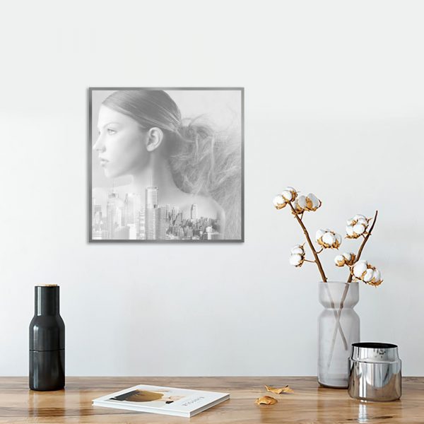 czarno-biała dekoracja