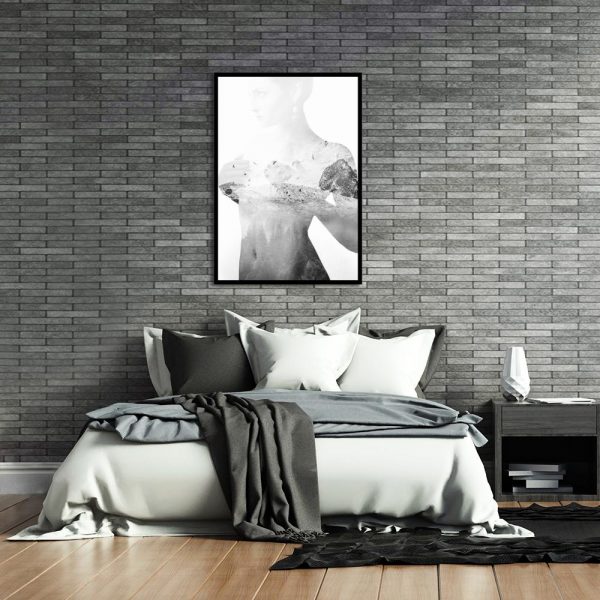 dekoracja biało-czarna