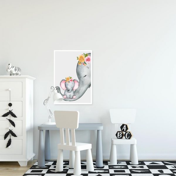 pokój dziecka z motywem słoni