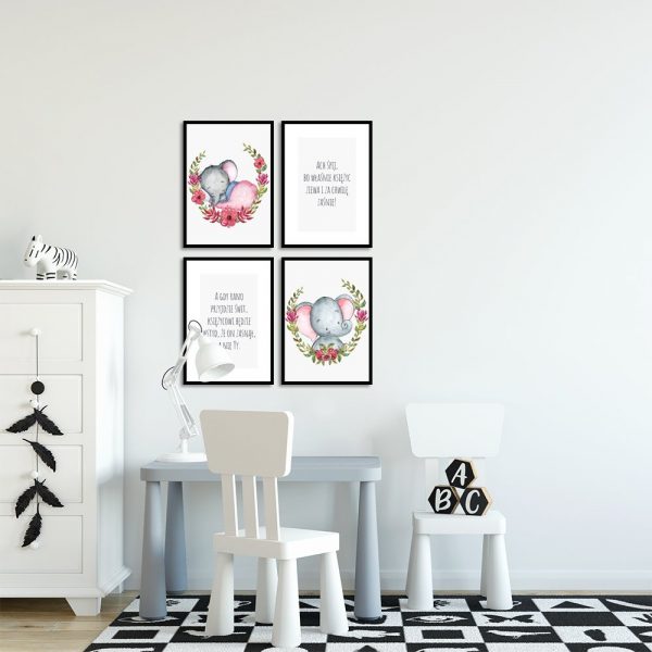 kołysanka na plakacie