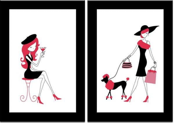 motyw kobiet na plakatach