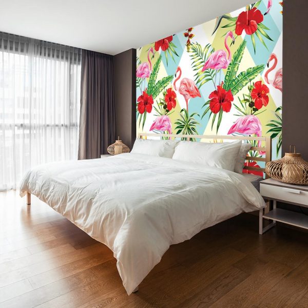 motyw tapety na ścianie