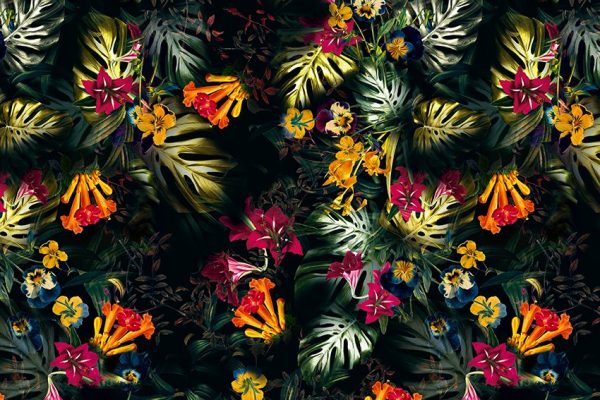 Motywy tropikalne do salonu