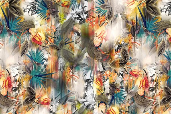 tapeta z ciemnymi wzorkami