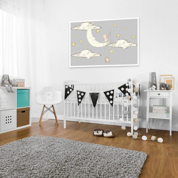 pozioma dekoracja beżowa