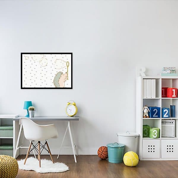 dekoracja z motywem jeża