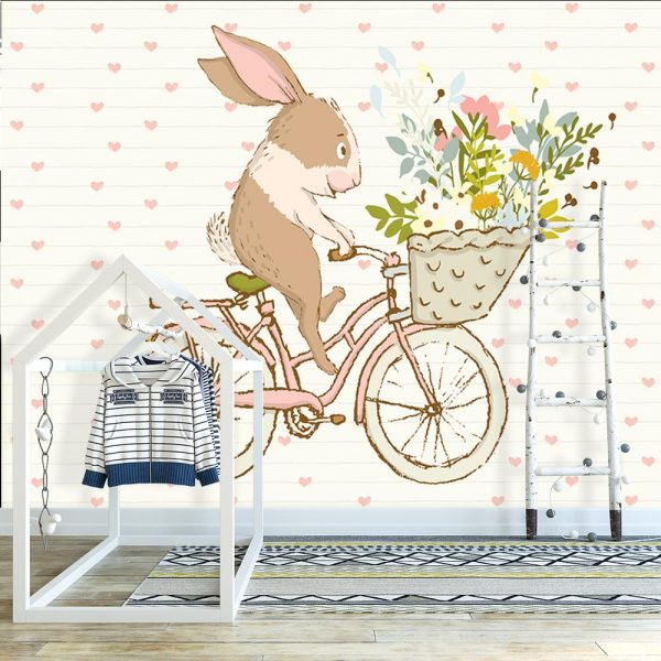 królik jako motyw fototapety