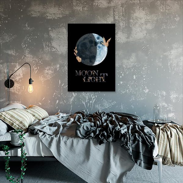 plakat z motywem napisu