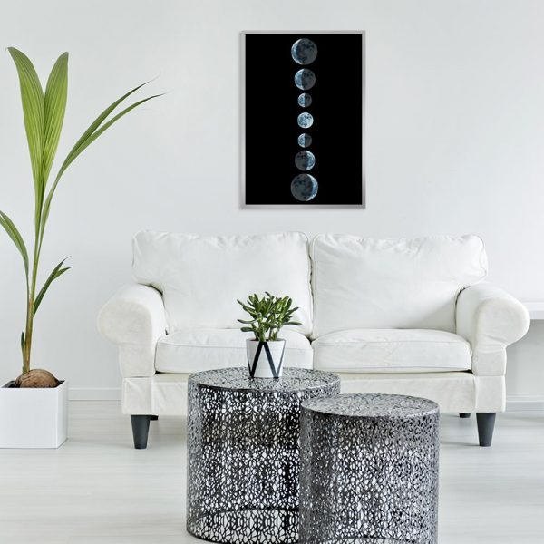 plakat pionowy i księżyc