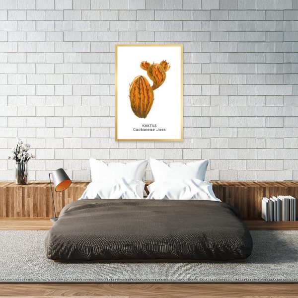 kaktus jako dekoracja pionowa