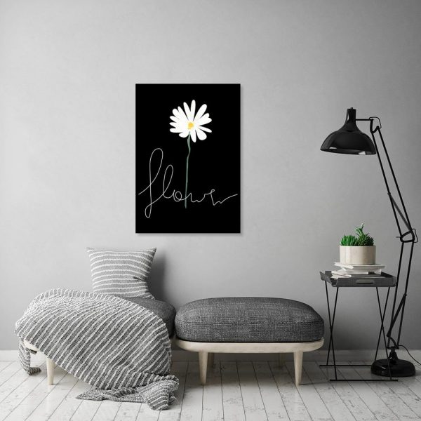 napis flower na plakacie