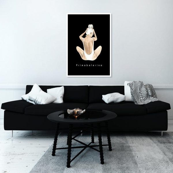 plakat z dziewczyną