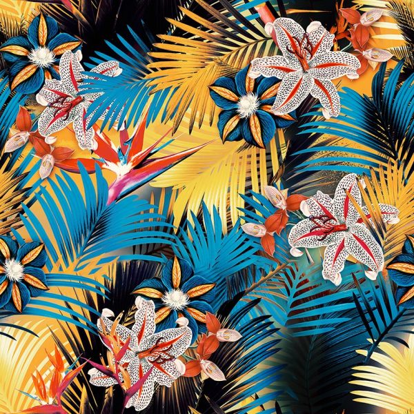 Wzorzysta fototapeta do sypialni