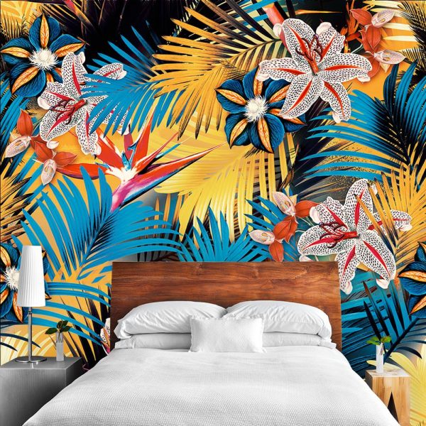 Tropikalna fototapeta do sypialni