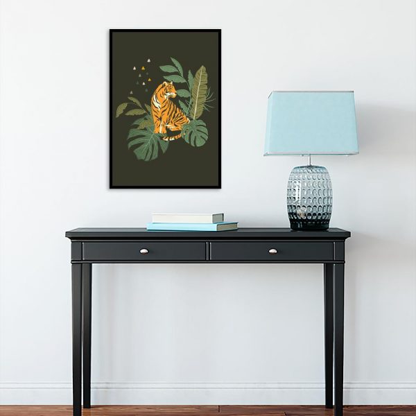 Tropikalny plakat do przedpokoju