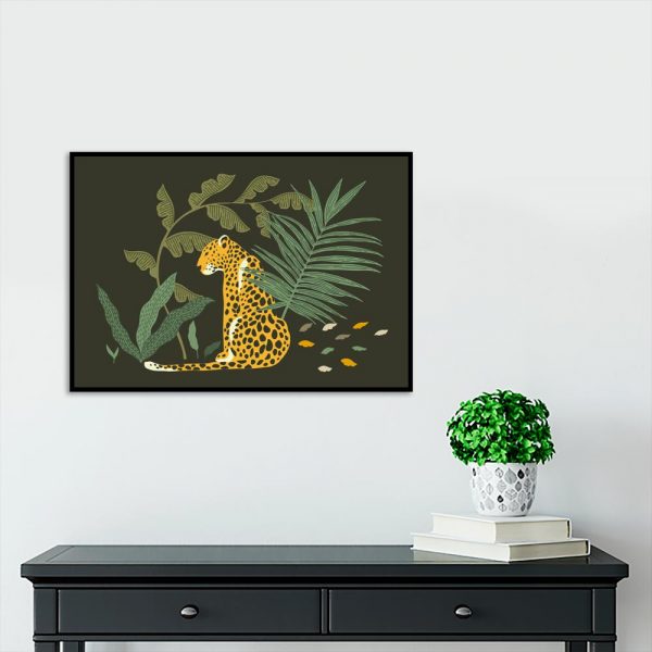 Tropikalny plakat do przedpokoju