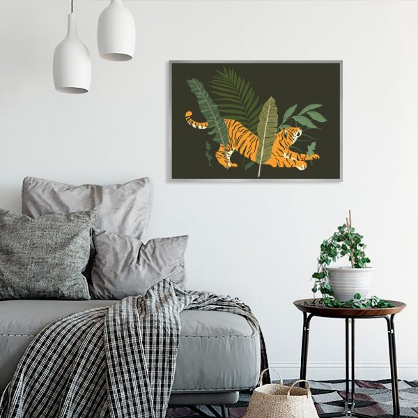 Plakat tropikalny do salonu
