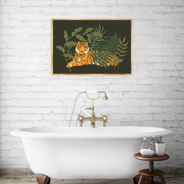 Plakat do dekoracji łazienki