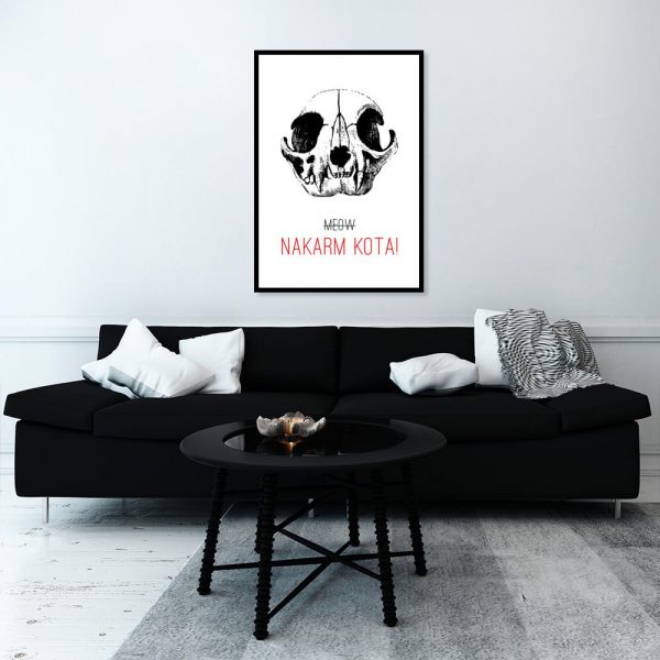 Plakat typograficzny do salonu