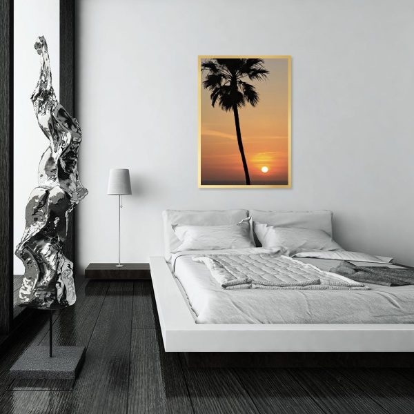 Plakat pomarańczowy do sypialni